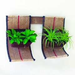 Repurposed 2 Bucket Wall Planter
