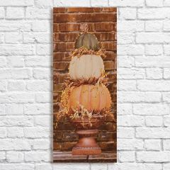 LED Lighted Canvas Pumpkin Print