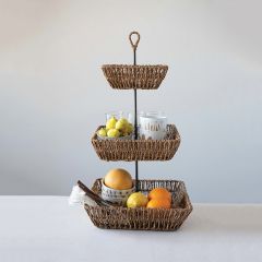 Tiered Countertop Basket Stand