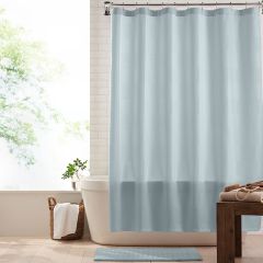 Waffle Stripe Shower Curtain