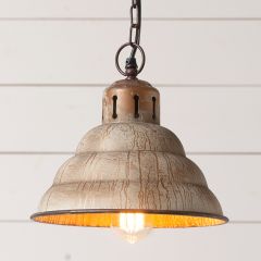 Vintage Inspired Patina Pendant Light