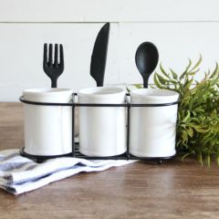 Flatware Caddy Crock