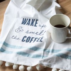 Smell The Coffee Farmhouse Tea Towel Set of 3