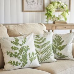 Fern Leaf Throw Pillow Set of 3
