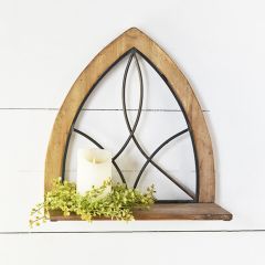 Window Style Arch Wall Shelf