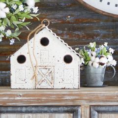 Decorative Iron Barn Birdhouse