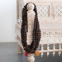 Rudraksha Found Bead Strand