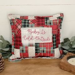 Baby It's Cold Outside Handmade Quilt Pillow