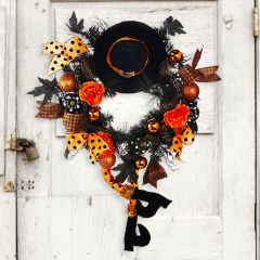 Halloween Witch Wreath