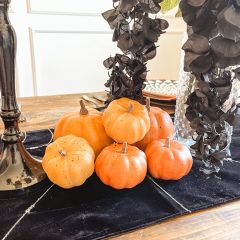 Bag of Faux Pumpkins 12 Pieces
