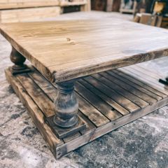 Balustrade Farmhouse Coffee Table | SHIPS FREE