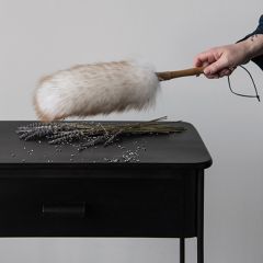 Bamboo Handled Wool Duster
