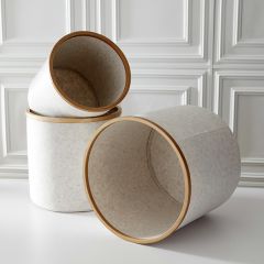 Bamboo Rim Nesting Baskets Set of 3