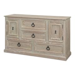 Barn Grey Farmhouse Storage Credenza