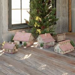 Barnyard Building Diorama Collection Set of 5