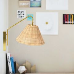 Basket Shade Wall Sconce Lamp