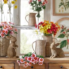 Basket Weave Bunnies Set of 2