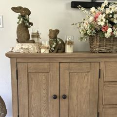 Basket Weave Bunnies Set of 2