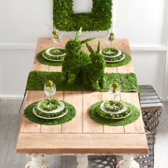 Preserved Boxwood Table Runner