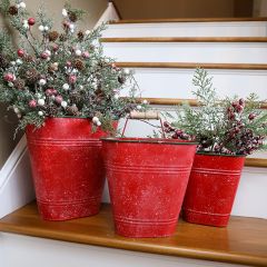 Holiday Bright Buckets Set of 3