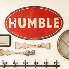 HUGE Distressed Humble Wall Decor