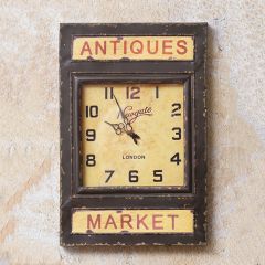 Antiques Market Wall Clock