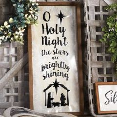 O Holy Night Wall Decor