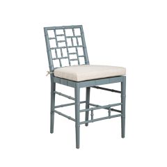 Light Blue Modern Hugo Counter Stool