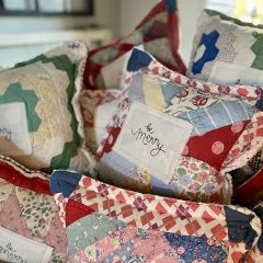 Be Merry Quilted Accent Pillow