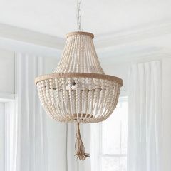 Bead Strand Pendant Light