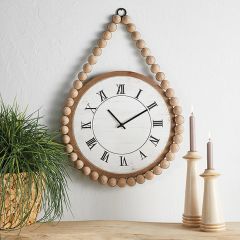 Beaded Edge Hanging Wall Clock
