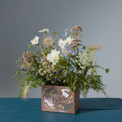 Beaded Handle Happy Easter Basket