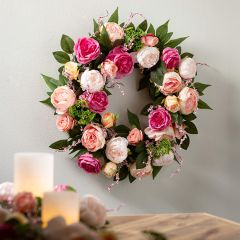 Beautiful Blooms Spring Floral Wreath