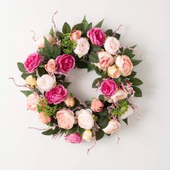 Beautiful Blooms Spring Floral Wreath