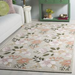 Beautiful Blossoms Sage/Ivory Area Rug
