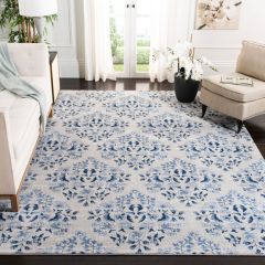 Beautiful Blues Patterned Area Rug