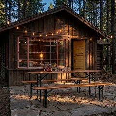 Beer Garden Picnic Table