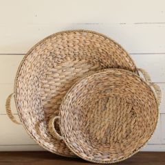 Natural Banana Leaf Trays Set of 2