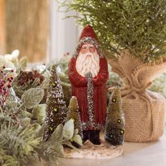 Belsnickel With Trees Figure