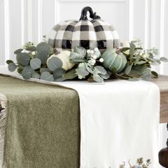 Berries and Pumpkins Eucalyptus Wreath