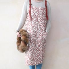 Berry Print Cotton Apron