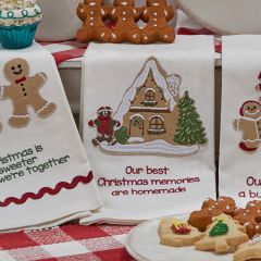 Best Memories Holiday Tea Towel Set of 2