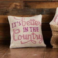 Better in The Country Hook Pillow