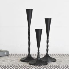 Industrial Farmhouse Candle Stand Collection Set of 3