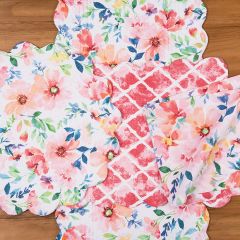 Scallop Edge Cotton Table Runner