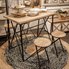 Folding Table With Stools