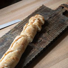 Rugged Wood Black Washed Cutting Board