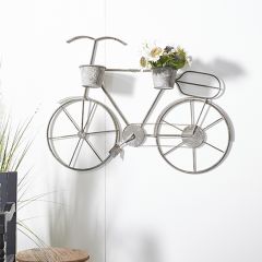 Bicycle Metal Wall Planter