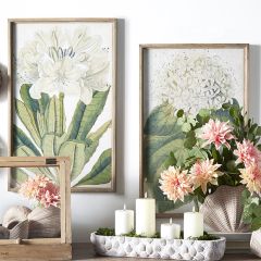 Big Blossoms Wall Art Set of 2