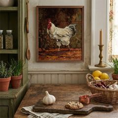 Big Boy I White By Bonnie Mohr Framed Wall Decor